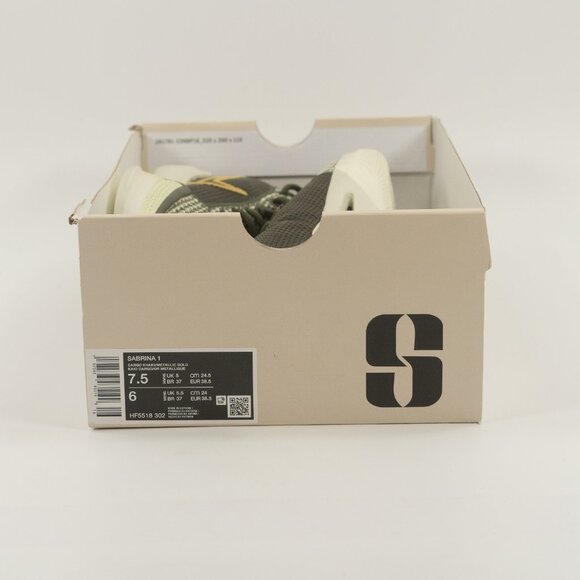 Nike Sabrina 1 'Cargo Khaki Metallic Gold' HF5518-302 Basketball Multi Size - Picture 9 of 13